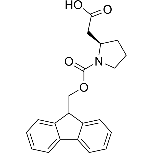 (R)-2-(1-(((9H-Fluoren-9-yl)methoxy)carbonyl)pyrrolidin-2-yl)acetic acid 193693-61-7